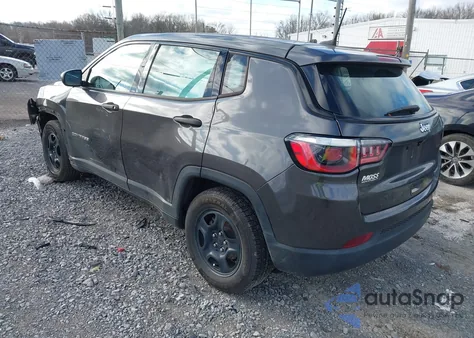 2019 Jeep Compass Sport Fwd from USA, damaged, VIN 3C4NJCAB8KT855796